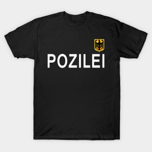 german police, polizei fake T-Shirt